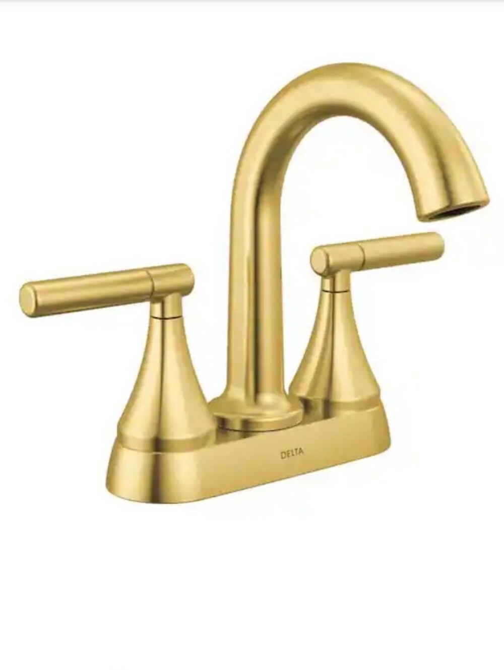 Delta Foundations Design Series Modern 4" Centerset Bathroom Sink Faucet NEW